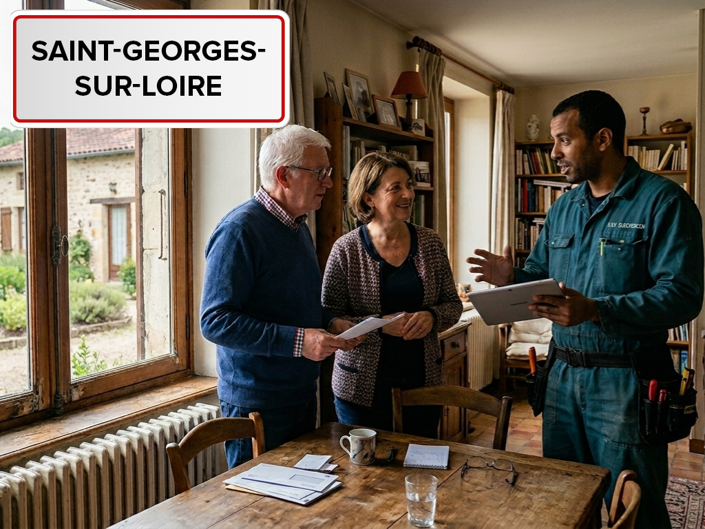 Installation de pompe à chaleur à Saint-Georges-sur-Loire (49170) en Maine-et-Loire
